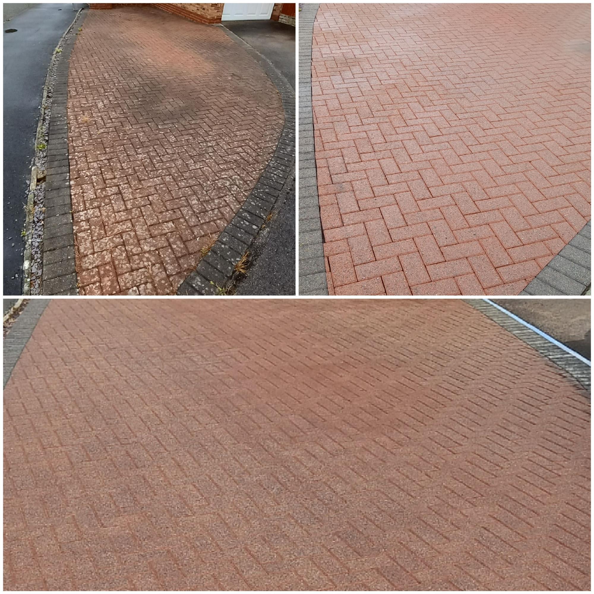 Cleaning your driveway, can be a tedious, time-consuming&nbsp;job if you
attempt it yourselfWe can help you with this by using our professional equipment and
products.Block paving cleaningFirstly, we will clean the surface&nbsp;Once clean and dry, we will return to Re sand the area to
reinstate&nbsp;the stability of the blocks.An additional service we offer is sealing of the surface.&nbsp;This can be&nbsp;discussed upon request to go through various options.