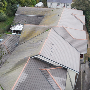 Roofs are there to protect the rest of your property so why not protect your roof?This is an area which is widely missed when it comes to maintaining a property, that's why we are here to help.Roofs are designed to allow efficient flow of rainwater away from your property as quickly as possible.When you have a buildup of moss and debris, the effective the flow of rainwater cannot be achieved, therefore causing possible problems in other areas of your property.If left unattended this can often lead to water ingress and internal black mold. This in turn can lead to further growth of moss and contamination due to the damp conditions.Top 2 bottom exterior cleaning can help address these issues and remove any organic build up using a safe effective method and intern protecting your Property.